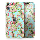 Watercolor Cactus Succulent Bloom V4 - Vinyl Skin Wrap for iPhone 17 Pro Max, 17 Pro, 17 Air, 17, 16 & All Models — Soft Matte or Ultra Gloss
