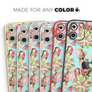 Watercolor Cactus Succulent Bloom V4 - Vinyl Skin Wrap for iPhone 17 Pro Max, 17 Pro, 17 Air, 17, 16 & All Models — Soft Matte or Ultra Gloss