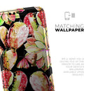 Watercolor Cactus Succulent Bloom V5 - Vinyl Skin Wrap for iPhone 17 Pro Max, 17 Pro, 17 Air, 17, 16 & All Models — Soft Matte or Ultra Gloss
