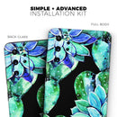 Watercolor Cactus Succulent Bloom V6 - Premium Vinyl Skin Decal for Samsung Galaxy S25 Ultra, S24, S23, S22 & All Galaxy S Models
