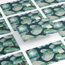 Watercolor Cactus Succulent Bloom V7 - Premium Protective Decal Skin-Kit for the Apple Credit Card