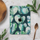 Watercolor Cactus Succulent Bloom V7 - Full Body Skin Decal for the Apple iPad Pro 12.9", 11", 10.5", 9.7", Air or Mini (All Models Available)