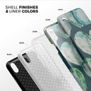 Watercolor Cactus Succulent Bloom V7 - iPhone X Swappable Hybrid Case