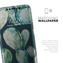 Watercolor Cactus Succulent Bloom V7 - Vinyl Skin Wrap for iPhone 17 Pro Max, 17 Pro, 17 Air, 17, 16 & All Models — Soft Matte or Ultra Gloss