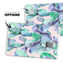Watercolor Cactus Succulent Bloom V8 - Premium Protective Decal Skin-Kit for the Apple Credit Card