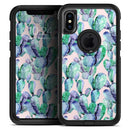 Watercolor Cactus Succulent Bloom V9 - Skin Kit for the iPhone OtterBox Cases