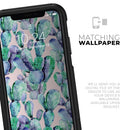 Watercolor Cactus Succulent Bloom V9 - Skin Kit for the iPhone OtterBox Cases