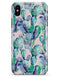 Watercolor Cactus Succulent Bloom V9 - iPhone X Clipit Case