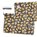 Watercolor Candy Corn Pattern - Premium Protective Decal Skin-Kit for the Apple Credit Card