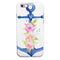 Watercolor Floral Anchor iPhone 6/6s or 6/6s Plus 2-Piece Hybrid INK-Fuzed Case