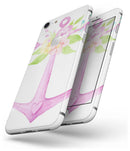 Watercolor Floral Anchor Sprout - Skin-kit for the iPhone 8 or 8 Plus