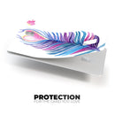 Watercolor Heart Feather - Premium Protective Decal Skin-Kit for the Apple Credit Card