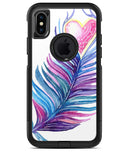 Watercolor Heart Feather - iPhone X OtterBox Case & Skin Kits