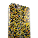 Watercolor Leopard Pattern iPhone 6/6s or 6/6s Plus 2-Piece Hybrid INK-Fuzed Case