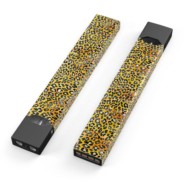 Skin Decal Kit for the Pax JUUL - Watercolor Leopard Pattern