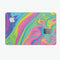 Watercolor Neon Color Fusion V3 - Premium Protective Decal Skin-Kit for the Apple Credit Card