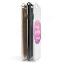 Watercolor Pink Make People Smile iPhone 6/6s or 6/6s Plus 2-Piece Hybrid INK-Fuzed Case