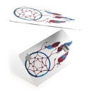 Watercolor Red and Blue Toned Dream Catcher - Premium Protective Decal Skin-Kit for the Apple Credit Card