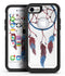 Watercolor Red and Blue Toned Dream Catcher - iPhone 7 or 7 Plus Commuter Case Skin Kit