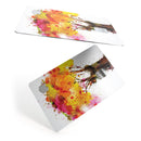 Watercolor Splattered Tree - Premium Protective Decal Skin-Kit for the Apple Credit Card
