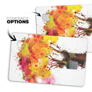 Watercolor Splattered Tree - Premium Protective Decal Skin-Kit for the Apple Credit Card
