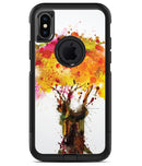 Watercolor Splattered Tree - iPhone X OtterBox Case & Skin Kits