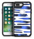 Watercolor Strokes of Blue on Black - iPhone 7 Plus/8 Plus OtterBox Case & Skin Kits