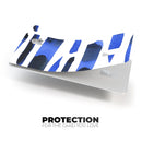 Watercolor Strokes of Blue on Black - Premium Protective Decal Skin-Kit for the Apple Credit Card