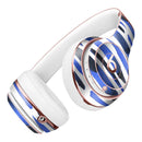 Watercolor Strokes of Blue on Black Full-Body Skin Kit for the Beats by Dre Solo 3 Wireless Headphones
