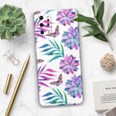Watercolor Succulent Bloom V17 - Premium Vinyl Skin Decal for Samsung Galaxy S25 Ultra, S24, S23, S22 & All Galaxy S Models