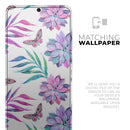 Watercolor Succulent Bloom V17 - Premium Vinyl Skin Decal for Samsung Galaxy S25 Ultra, S24, S23, S22 & All Galaxy S Models