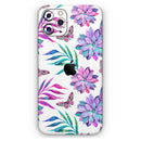 Watercolor Succulent Bloom V17 - Vinyl Skin Wrap for iPhone 17 Pro Max, 17 Pro, 17 Air, 17, 16 & All Models — Soft Matte or Ultra Gloss