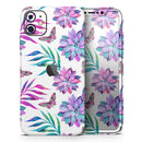 Watercolor Succulent Bloom V17 - Vinyl Skin Wrap for iPhone 17 Pro Max, 17 Pro, 17 Air, 17, 16 & All Models — Soft Matte or Ultra Gloss