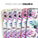 Watercolor Succulent Bloom V17 - Vinyl Skin Wrap for iPhone 17 Pro Max, 17 Pro, 17 Air, 17, 16 & All Models — Soft Matte or Ultra Gloss