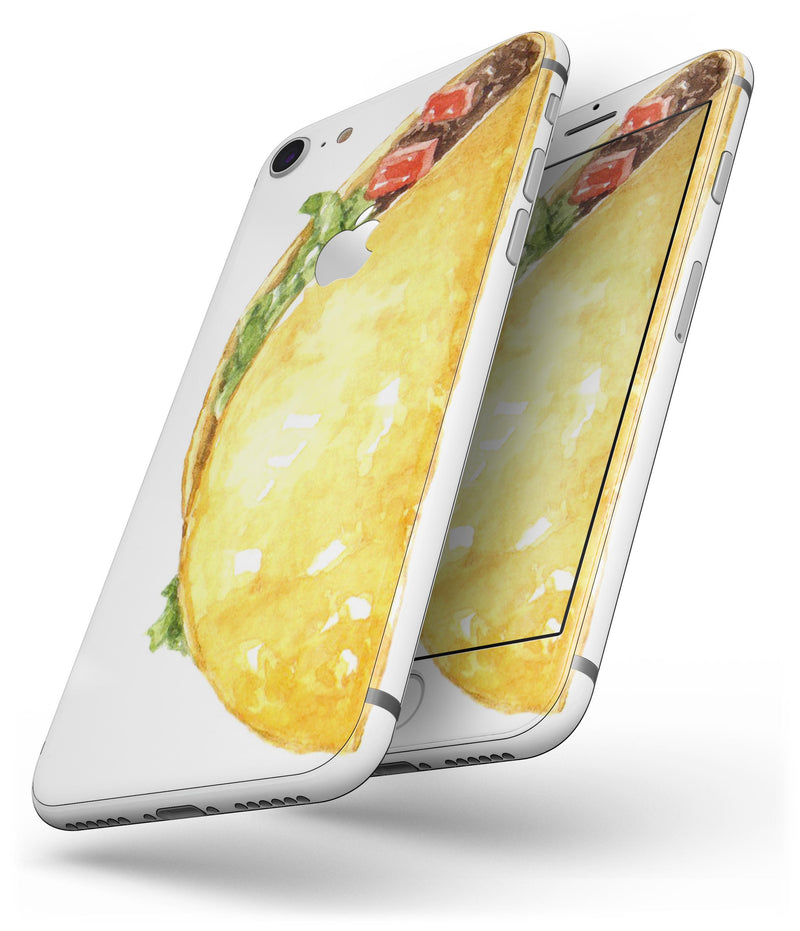 Watercolor Taco Supreme - Skin-kit for the iPhone 8 or 8 Plus
