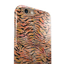 Watercolor Tiger Pattern iPhone 6/6s or 6/6s Plus 2-Piece Hybrid INK-Fuzed Case