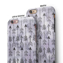 Watercolor Tribal Arrow Pattern iPhone 6/6s or 6/6s Plus 2-Piece Hybrid INK-Fuzed Case