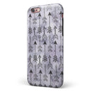 Watercolor Tribal Arrow Pattern iPhone 6/6s or 6/6s Plus 2-Piece Hybrid INK-Fuzed Case