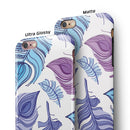 Watercolor Vector Feather iPhone 6/6s or 6/6s Plus 2-Piece Hybrid INK-Fuzed Case