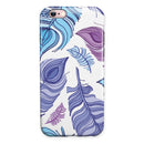 Watercolor Vector Feather iPhone 6/6s or 6/6s Plus 2-Piece Hybrid INK-Fuzed Case