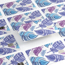 Watercolor Vector Feather - Premium Protective Decal Skin-Kit for the Apple Credit Card