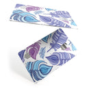 Watercolor Vector Feather - Premium Protective Decal Skin-Kit for the Apple Credit Card