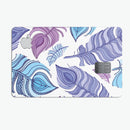 Watercolor Vector Feather - Premium Protective Decal Skin-Kit for the Apple Credit Card