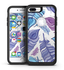 Watercolor Vector Feather - iPhone 7 or 7 Plus Commuter Case Skin Kit