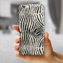Watercolor Zebra Pattern iPhone 6/6s or 6/6s Plus 2-Piece Hybrid INK-Fuzed Case