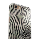 Watercolor Zebra Pattern iPhone 6/6s or 6/6s Plus 2-Piece Hybrid INK-Fuzed Case
