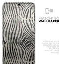 Watercolor Zebra Pattern - Premium Vinyl Skin Decal for Samsung Galaxy S25 Ultra, S24, S23, S22 & All Galaxy S Models