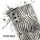 Watercolor Zebra Pattern - Premium Vinyl Skin Decal for Samsung Galaxy S25 Ultra, S24, S23, S22 & All Galaxy S Models