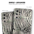 Watercolor Zebra Pattern - Premium Vinyl Skin Decal for Samsung Galaxy S25 Ultra, S24, S23, S22 & All Galaxy S Models