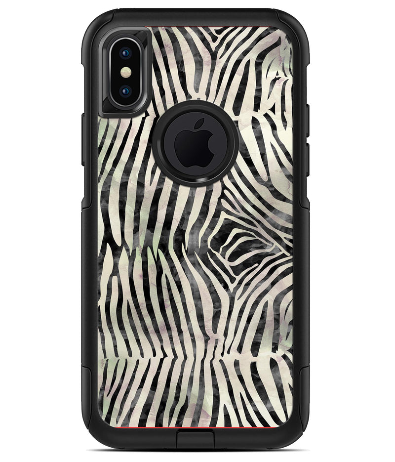 Watercolor Zebra Pattern - iPhone X OtterBox Case & Skin Kits